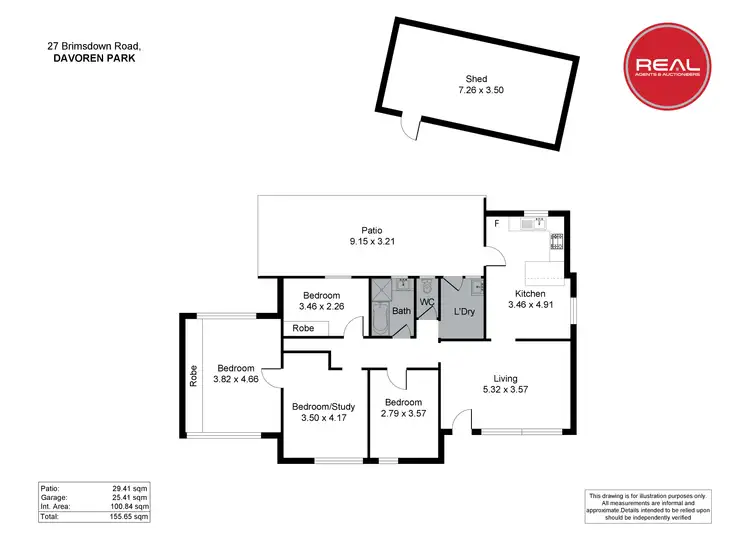 Floorplan of Homely house listing, 27 Brimsdown Road, Davoren Park SA 5113