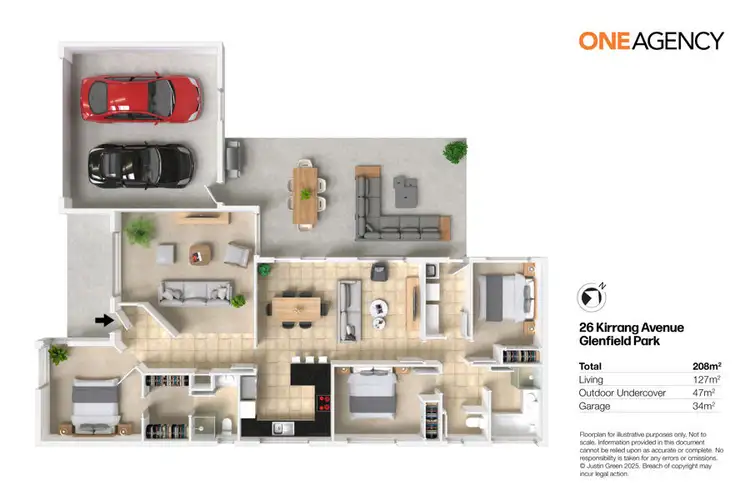 Floorplan of Homely house listing, 26 KIRRANG AVENUE, Glenfield Park NSW 2650