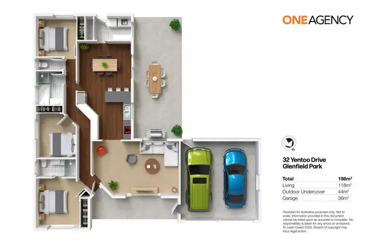 Floorplan of Homely house listing, 32 YENTOO DRIVE, Glenfield Park NSW 2650