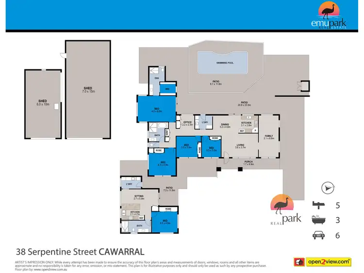 Floorplan of Homely house listing, 38 Serpentine Street, Cawarral QLD 4702