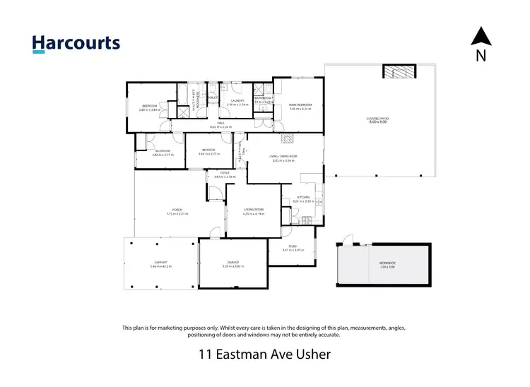 Floorplan of Homely house listing, 11 Eastman Avenue, Usher WA 6230