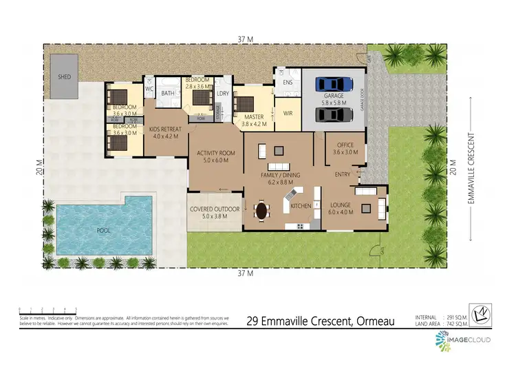 Floorplan of Homely house listing, 29 Emmaville Crescent, Ormeau QLD 4208