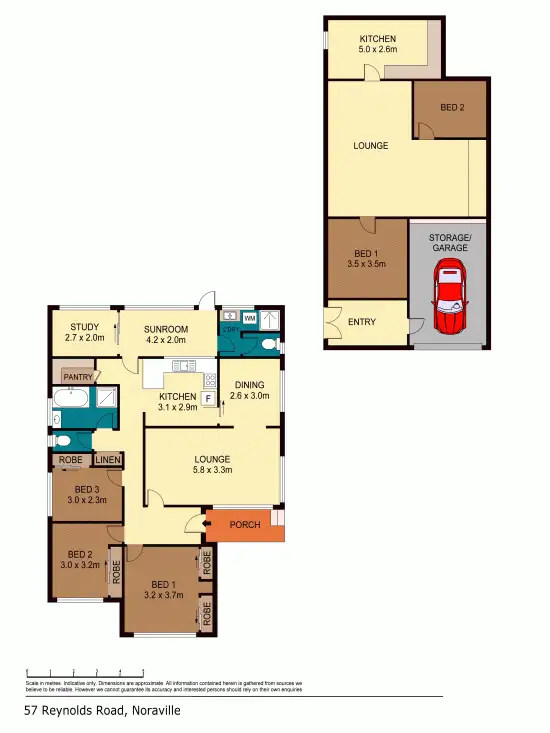 Floorplan of Homely house listing, 57 Reynolds Road, Noraville NSW 2263