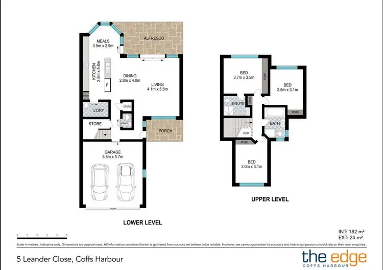 Floorplan of Homely house listing, 5 Leander Close, Coffs Harbour NSW 2450