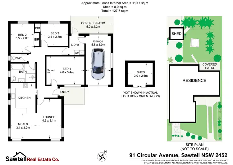 Floorplan of Homely house listing, 91 Circular Avenue, Sawtell NSW 2452