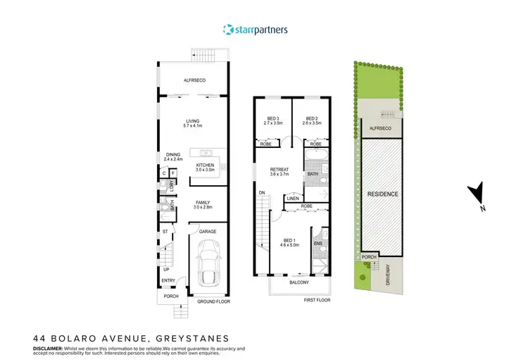 Floorplan of Homely house listing, 44 Bolaro Avenue, Greystanes NSW 2145