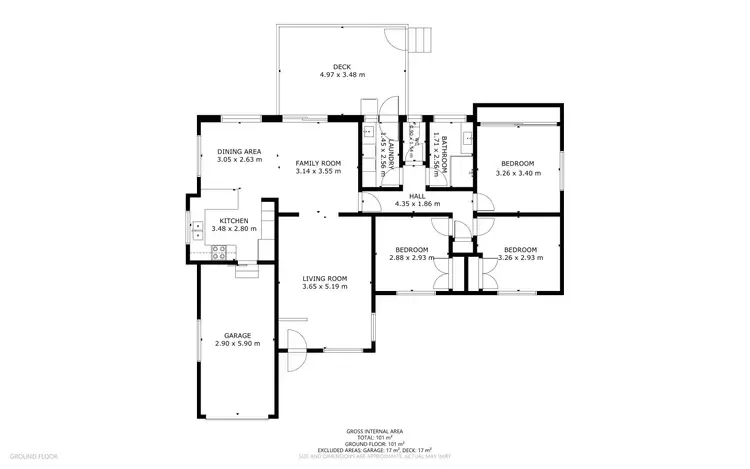 Floorplan of Homely house listing, 17 Candlebark Court, Glenvale QLD 4350