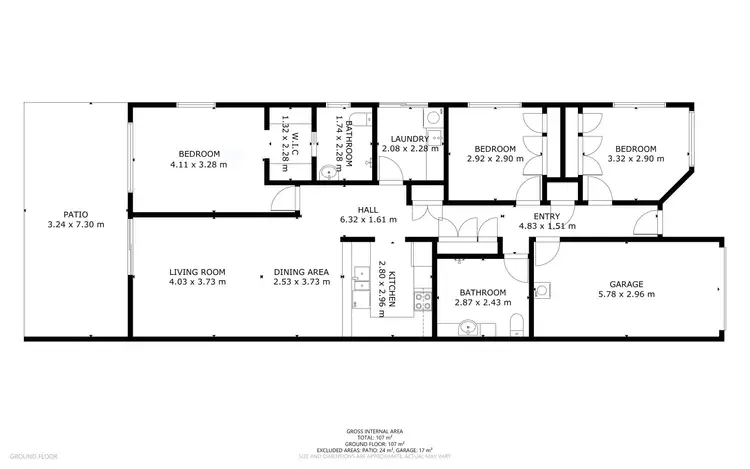 Floorplan of Homely other listing, 2/19 Behland Street, Kearneys Spring QLD 4350