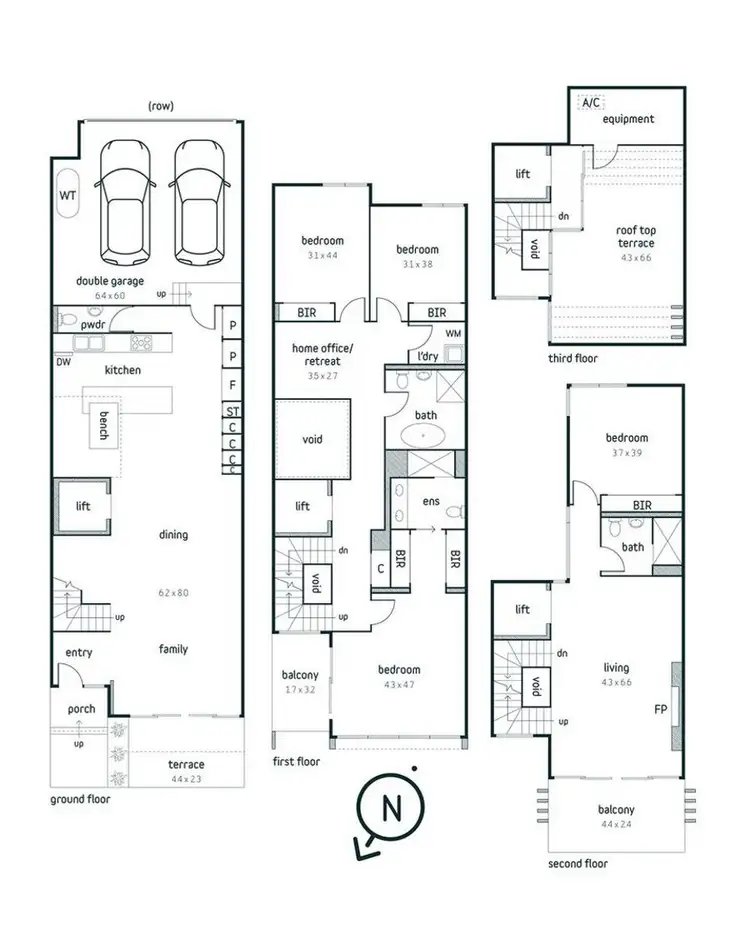 Floorplan of Homely house listing, 232 River Esplanade, Docklands VIC 3008