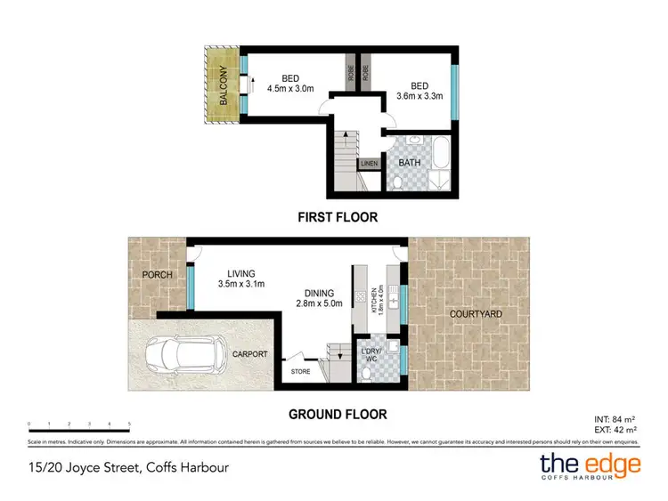 Floorplan of Homely townhouse listing, 15/20 Joyce Street, Coffs Harbour NSW 2450