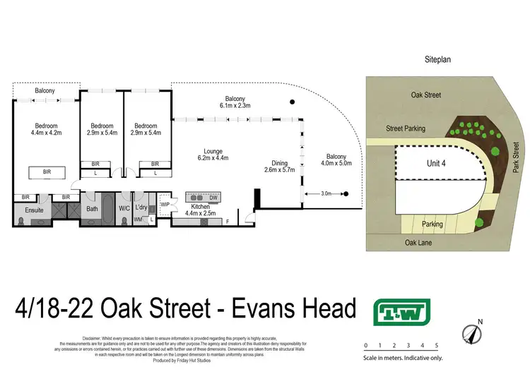Floorplan of Homely unit listing, Unit 4 18-22 Oak Street, Evans Head NSW 2473