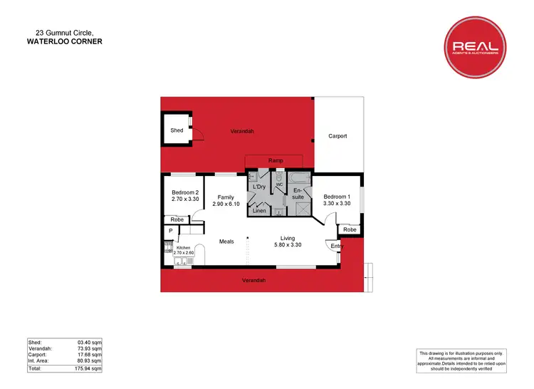 Floorplan of Homely retirement listing, 23/61 Supple Road, Waterloo Corner SA 5110
