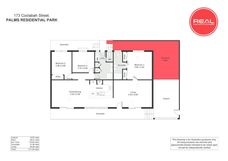 Floorplan of Homely retirement listing, 173/61 Supple Road, Waterloo Corner SA 5110