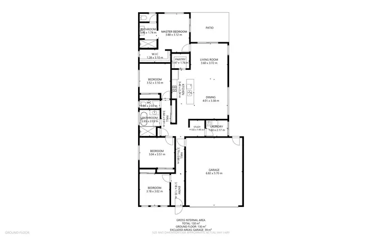 Floorplan of Homely house listing, 8 Darlobah Street, Highfields QLD 4352
