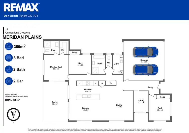 Floorplan of Homely house listing, 12 Cumberland Crescent, Meridan Plains QLD 4551