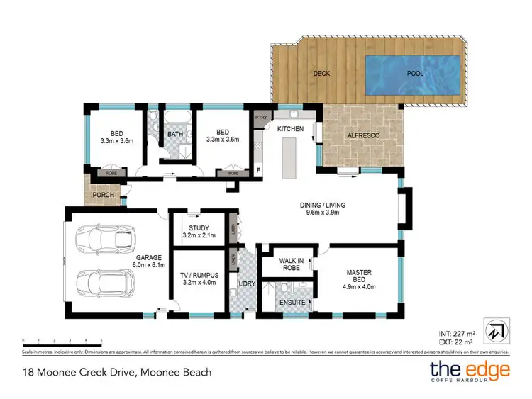 Floorplan of Homely house listing, 18 Moonee Creek Drive, Moonee Beach NSW 2450
