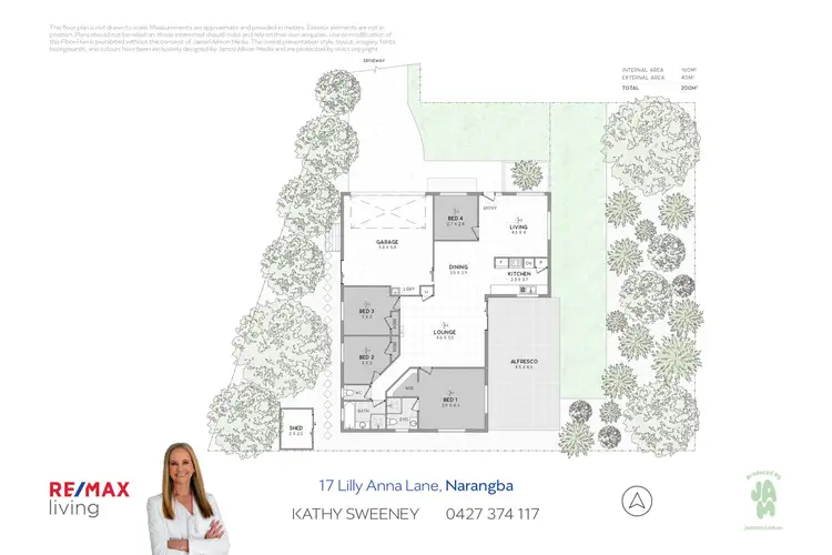 Floorplan of Homely house listing, 17 Lilly Anna Lane, Narangba QLD 4504