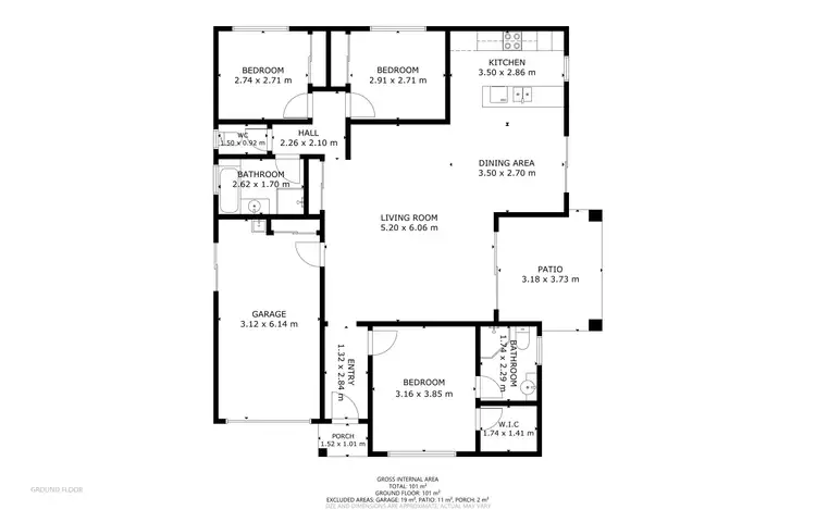Floorplan of Homely other listing, 2/103 Gorman Street, Darling Heights QLD 4350