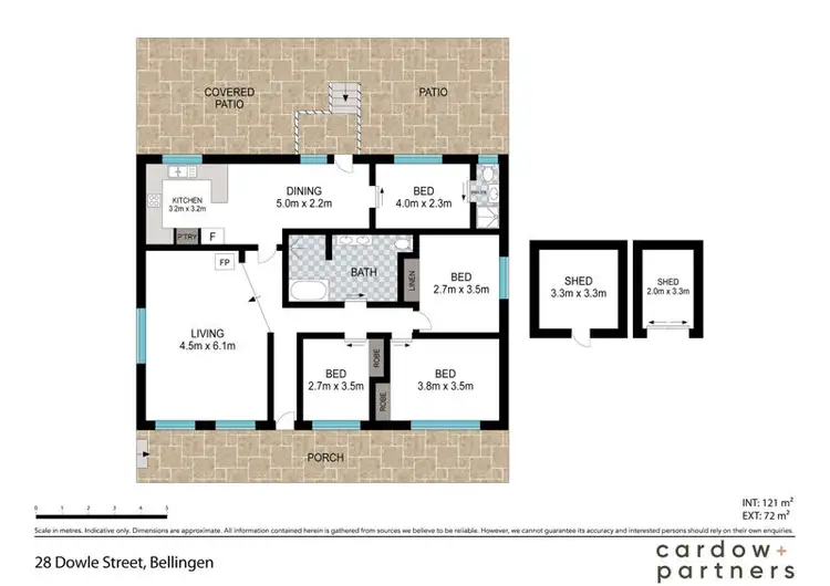 Floorplan of Homely house listing, 28 Dowle Street, Bellingen NSW 2454