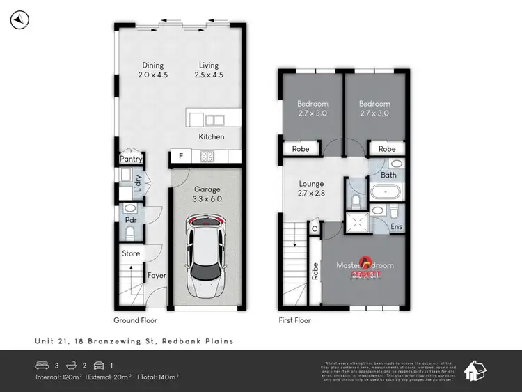 Floorplan of Homely house listing, 131 18 BRONZEWING STREET, Redbank Plains QLD 4301