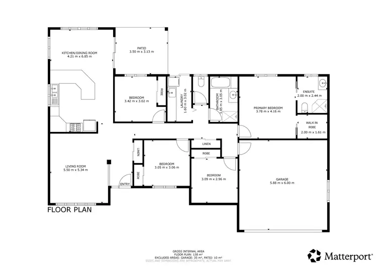 Floorplan of Homely house listing, 33 Worland Drive, Boambee East NSW 2452
