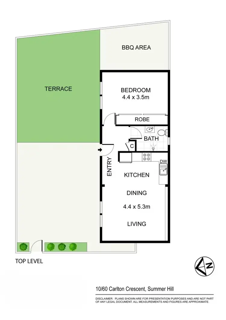 Floorplan of Homely apartment listing, 10/60 Carlton Crescent, Summer Hill NSW 2130