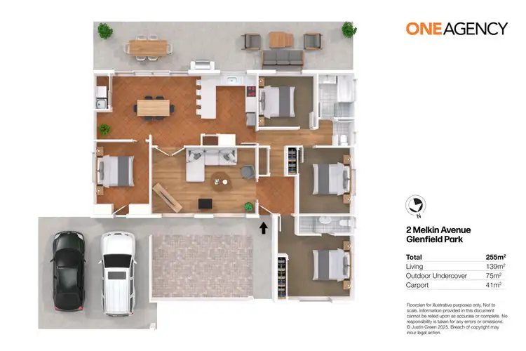 Floorplan of Homely house listing, 2 MELKIN AVENUE, Glenfield Park NSW 2650