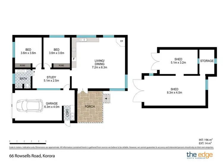 Floorplan of Homely rural property listing, 66 Rowsells Road, Korora NSW 2450