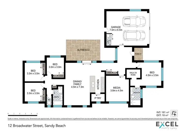 Floorplan of Homely house listing, 12 Broadwater Street, Sandy Beach NSW 2456
