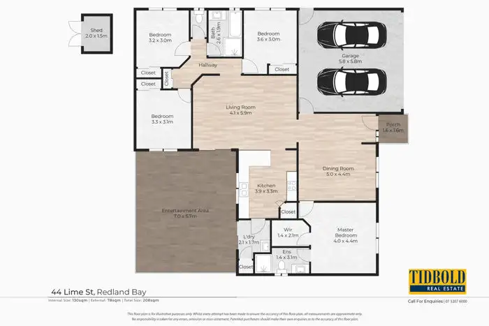 Floorplan of Homely house listing, 44 Lime Street, Redland Bay QLD 4165
