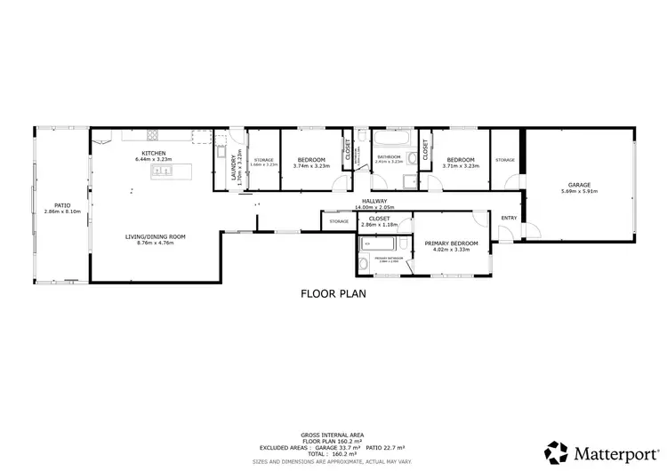 Floorplan of Homely house listing, 100A Hunter Street, Deniliquin NSW 2710