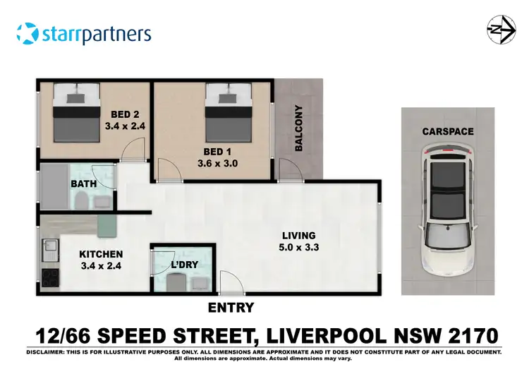 Floorplan of Homely house listing, 12/66 Speed St, Liverpool NSW 2170