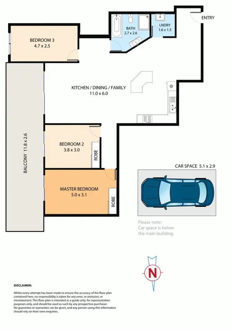 Floorplan of Homely unit listing, 6/9-13 Griffiths Street, Blacktown NSW 2148