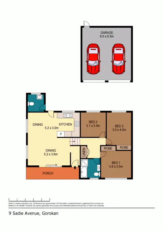 Floorplan of Homely house listing, 9 Sadie Avenue, Gorokan NSW 2263