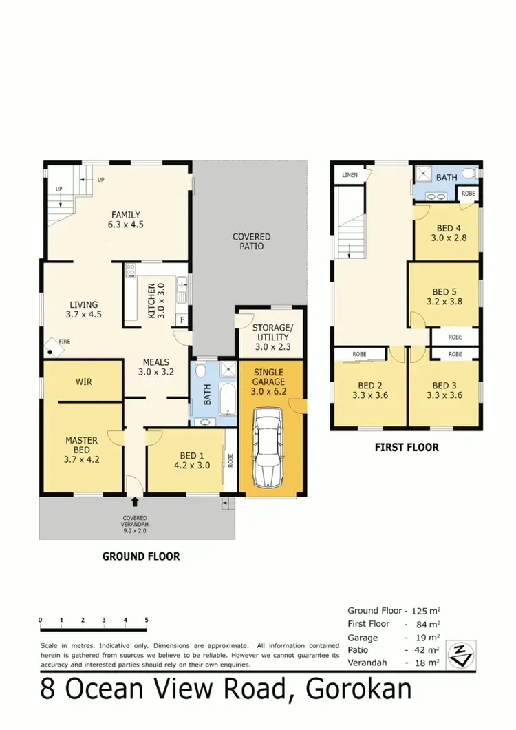 Floorplan of Homely house listing, 8 Ocean View Road, Gorokan NSW 2263