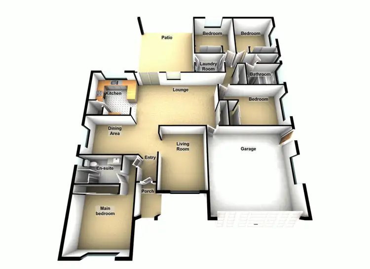 Floorplan of Homely house listing, 7 Terrace Court, Narangba QLD 4504