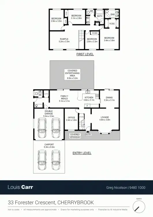 Floorplan of Homely house listing, 33 Forester Crescent, Cherrybrook NSW 2126