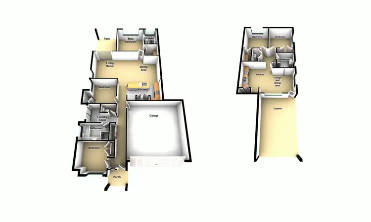 Floorplan of Homely semi-detached listing, 17 Tylah Street, Kallangur QLD 4503