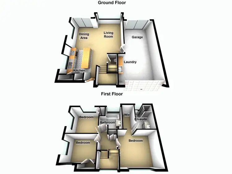 Floorplan of Homely townhouse listing, 3/101 Gillies Street, Zillmere QLD 4034