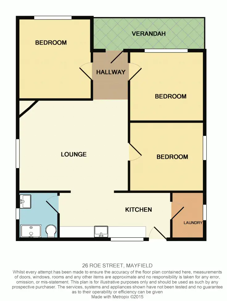 Floorplan of Homely house listing, 26 Roe Street, Mayfield NSW 2304