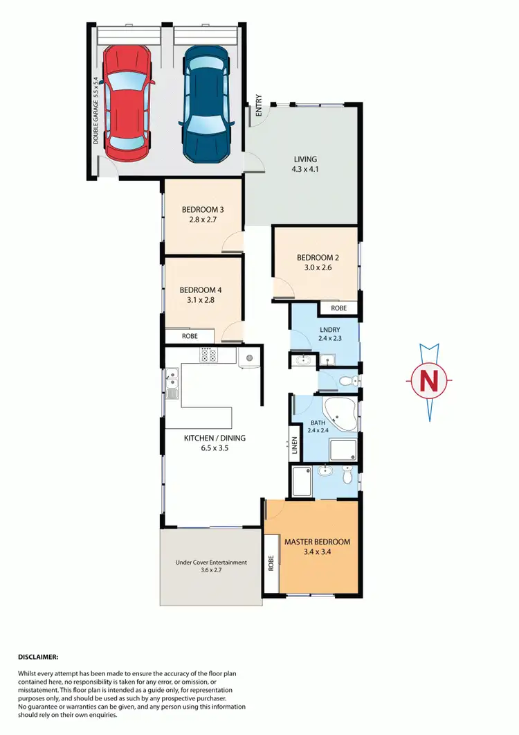 Floorplan of Homely house listing, 10 Aegean Court, Kellyville Ridge NSW 2155