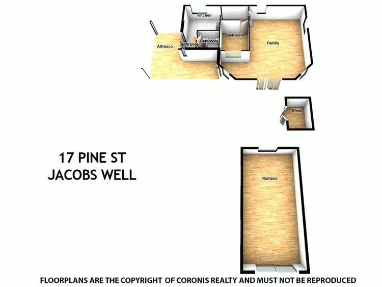 Floorplan of Homely house listing, 17 Pine Street, Jacobs Well QLD 4208