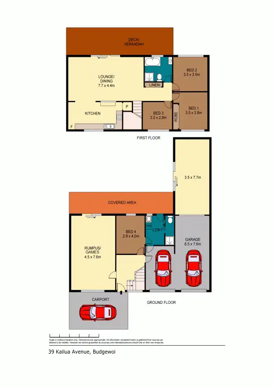 Floorplan of Homely house listing, 39 Kailua Avenue, Budgewoi NSW 2262