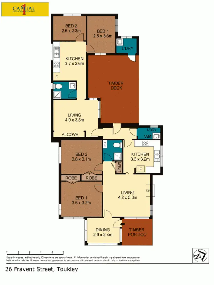 Floorplan of Homely house listing, 26 Fravent Street, Toukley NSW 2263