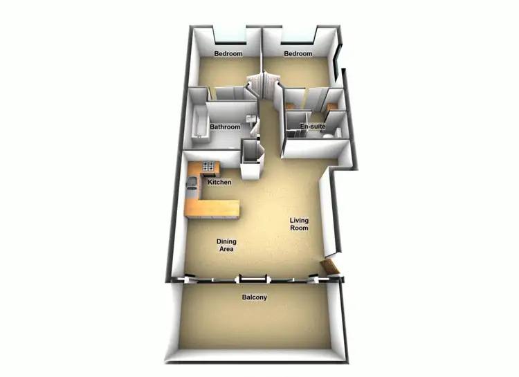 Floorplan of Homely unit listing, 4/33 Wongara Street, Clayfield QLD 4011