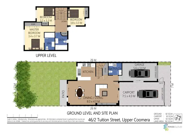 Floorplan of Homely house listing, 46/2 Tuition Street, Upper Coomera QLD 4209