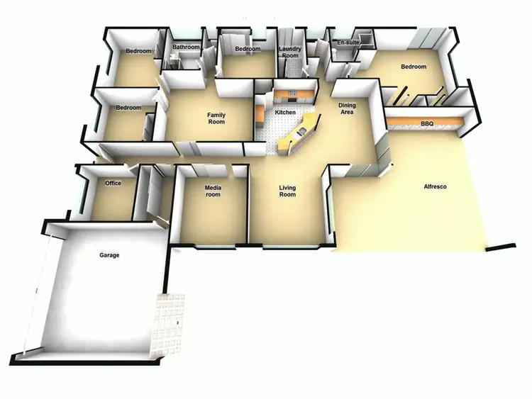 Floorplan of Homely house listing, 47 Lookout Place, Narangba QLD 4504