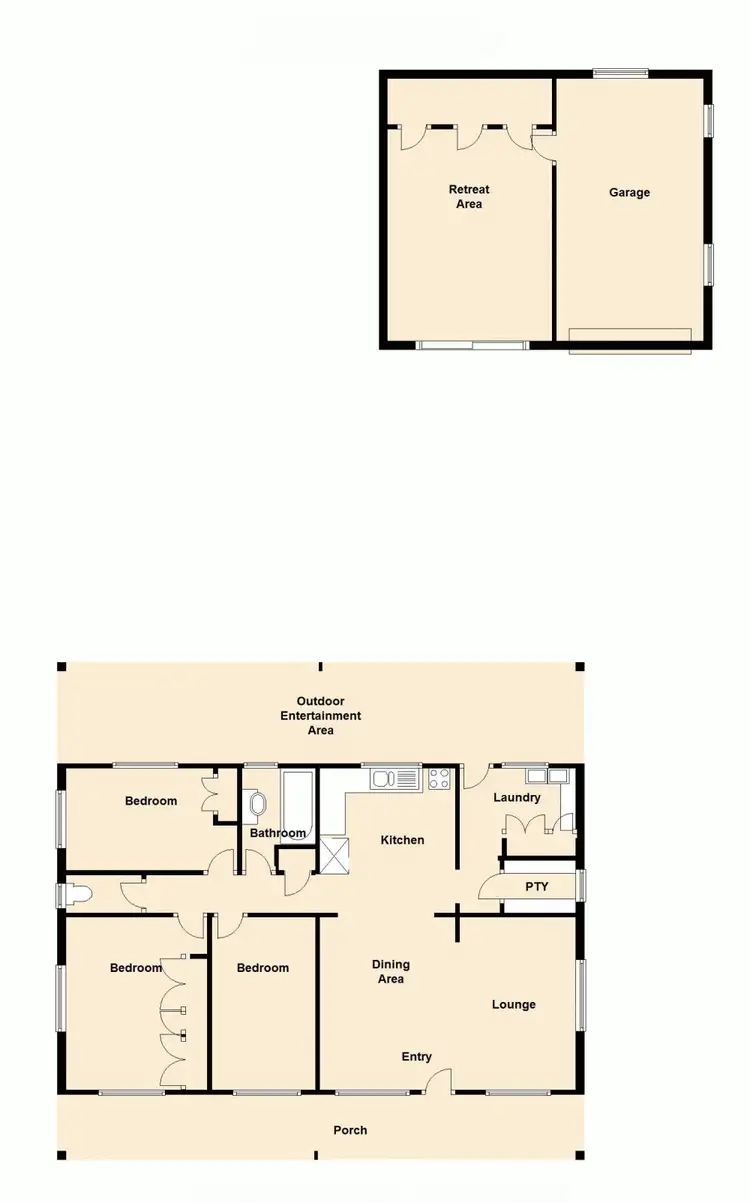Floorplan of Homely house listing, 40 Doon Street, Kallangur QLD 4503