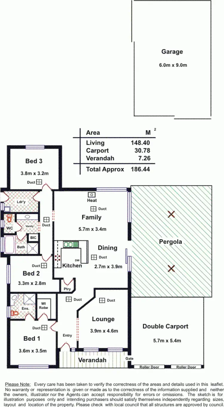 Floorplan of Homely house listing, 23 Dawn Close, Andrews Farm SA 5114