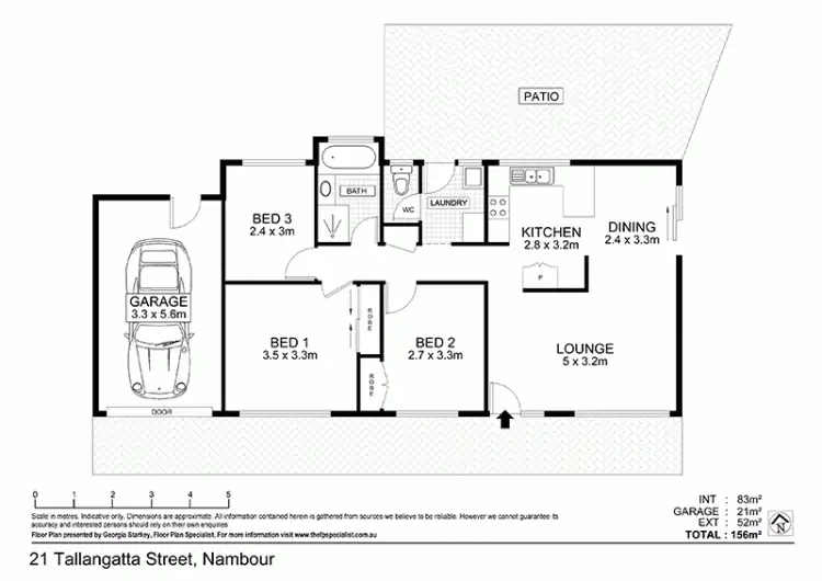 Floorplan of Homely house listing, 21 Tallangatta Street, Nambour QLD 4560